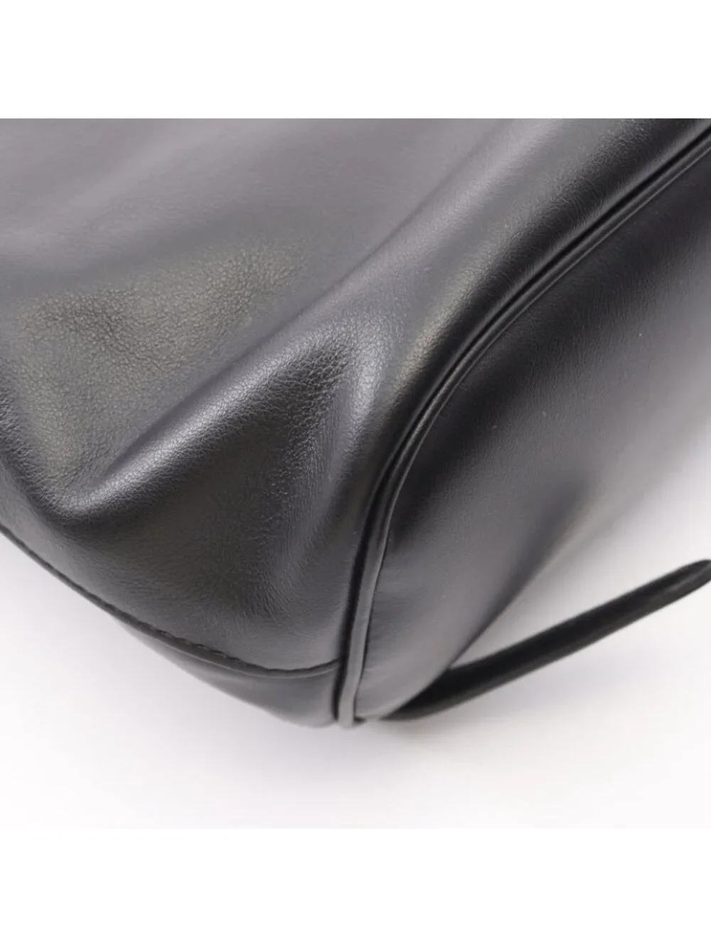Fendi Backpack FF Logo Black Leather